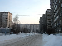 Виды Плехановского жилмассива. Зима